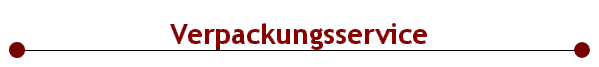 Verpackungsservice